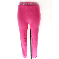 1084 ROSA PANTALON BRILLO