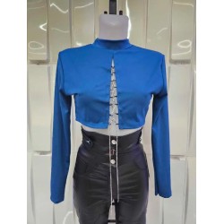 136 AZUL TOP LIDIA