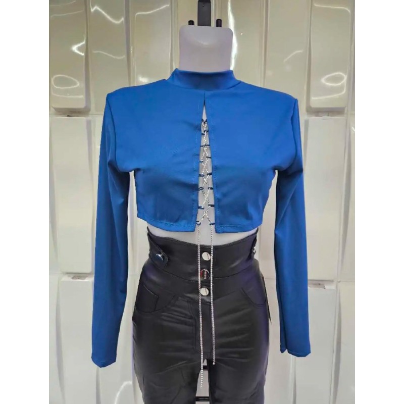 136 AZUL TOP LIDIA