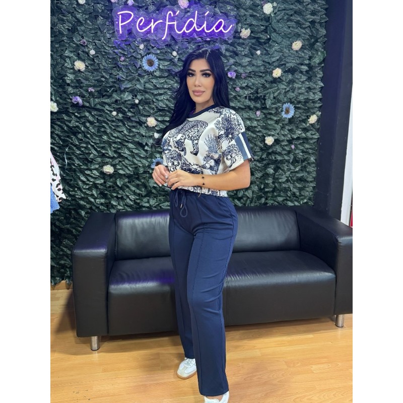 1745 AZUL PANTALON INES