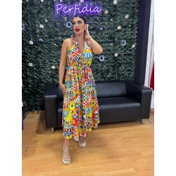1778 AMARILLO VESTIDO ANJARA