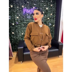1787 MARRON BOMBER ROSAURA