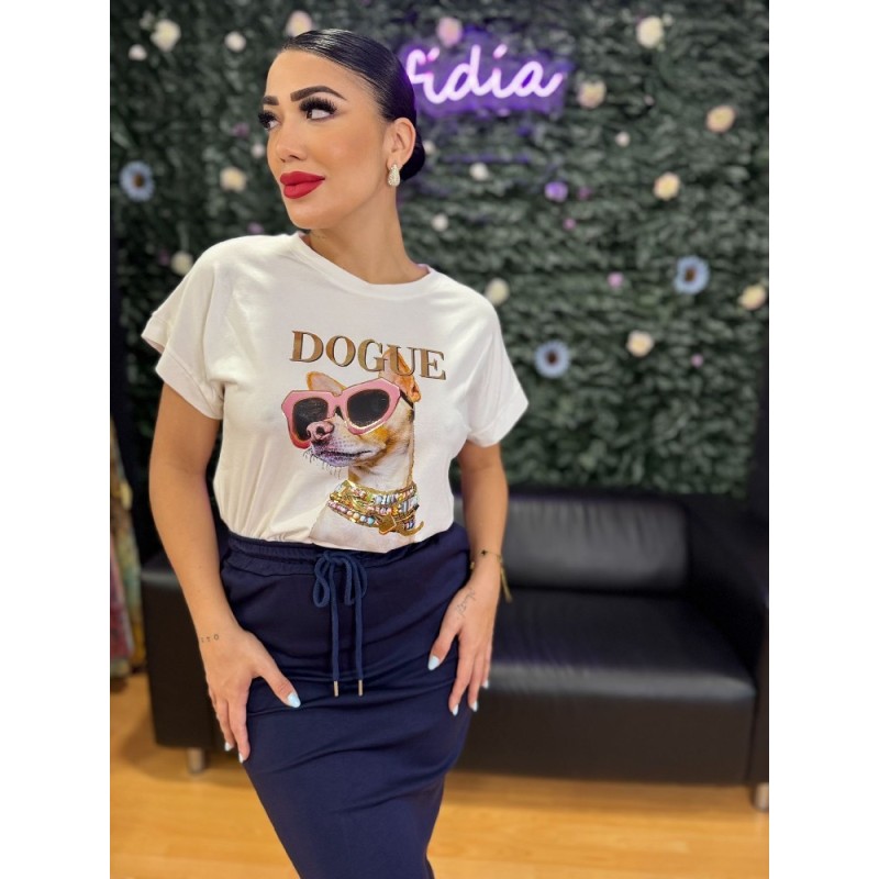 1803 ROSA CAMISETA ANIMALES