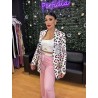 1805 BLANCO CHAQUETA TENDENCIA
