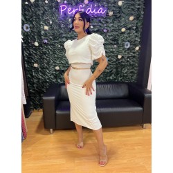 1854 BLANCO VESTIDO TARA