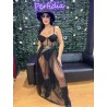 1870 NEGRO VESTIDO BODY