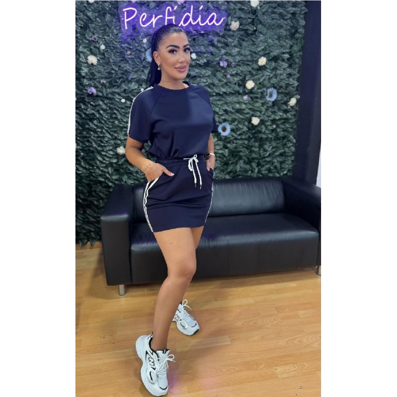1940 AZUL CONJUNTO FALDA ADIDAS