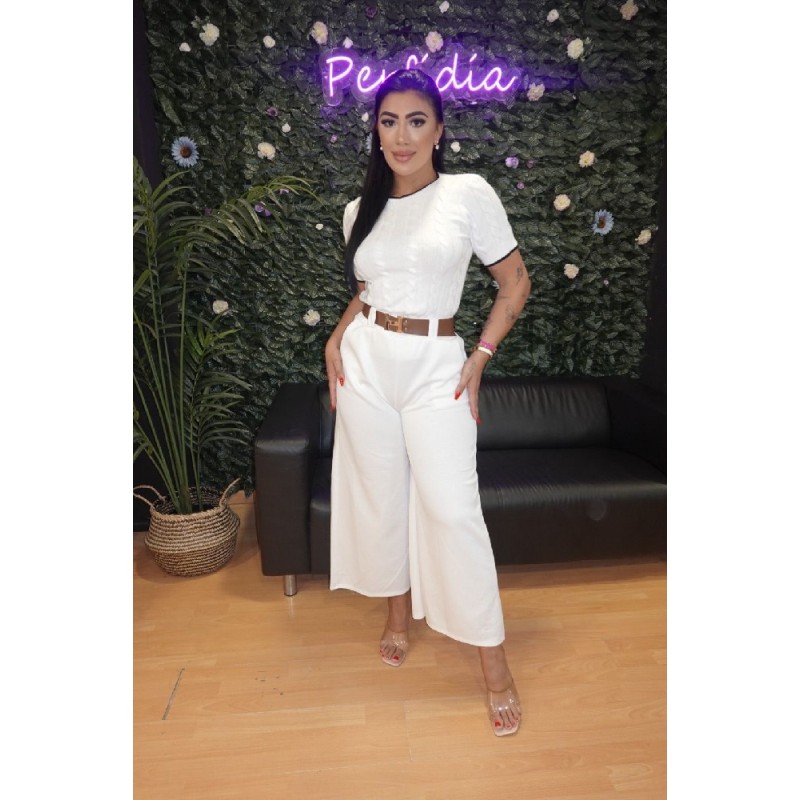 1981 BLANCO PANTALON CINTO H