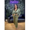 2005 VERDE PANTALON SATEN