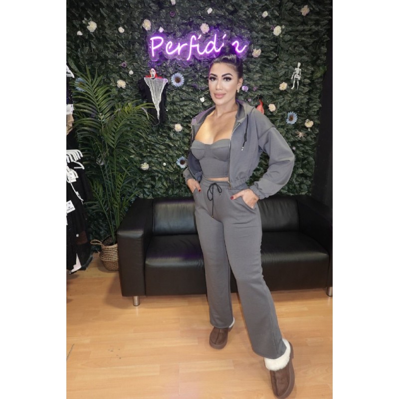 2085 GRIS CHANDAL 3 PIEZAS