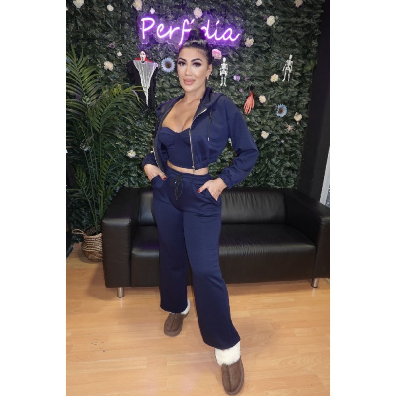 2087 AZUL CHANDAL 3 PIEZAS