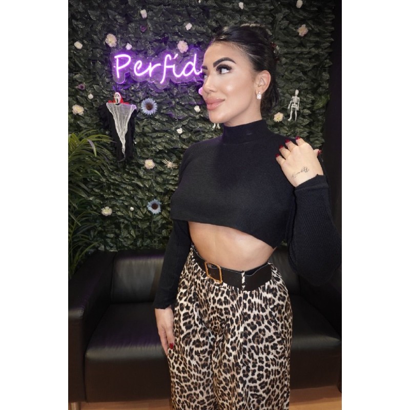 2114 NEGRO JERSEY CORTO