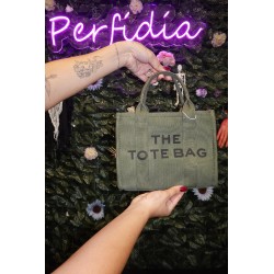 2177 VERDE BOLSO TOTE TELA