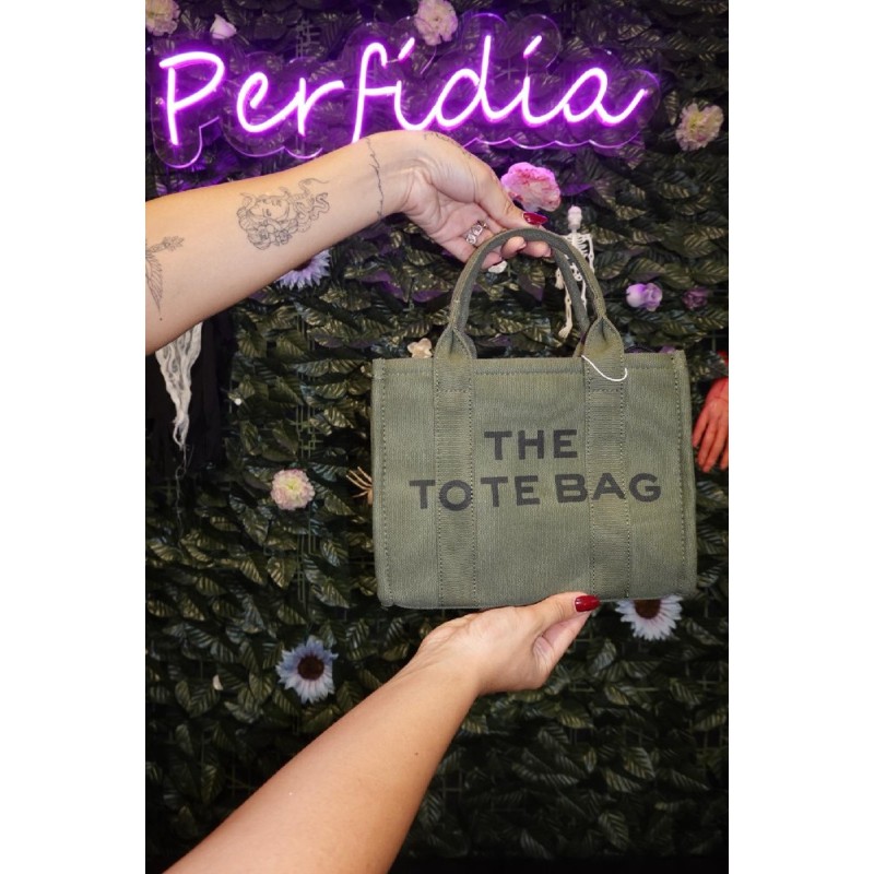 2177 VERDE BOLSO TOTE TELA