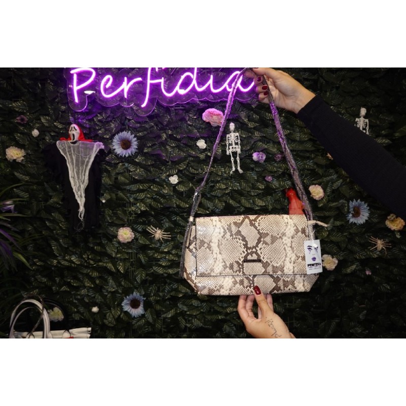 2306 BEIG BOLSO ANIMAL PRINT