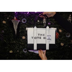 2322 BLANCO BOLSO TOTE BICOLOR
