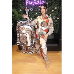 2347 MARRON CONJUNTO RASO