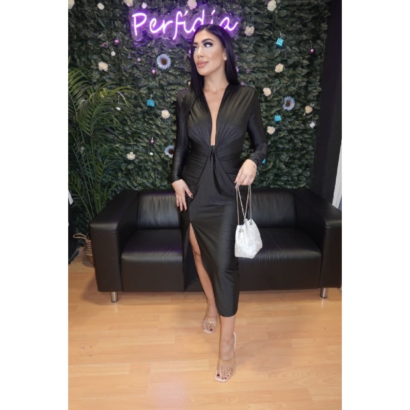 2372 NEGRO VESTIDO LEISHA