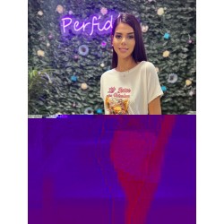 2432 ROSA FALDA MINI LENTEJUELAS