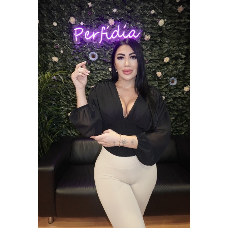 2442 NEGRO CAMISETA ANTONELA